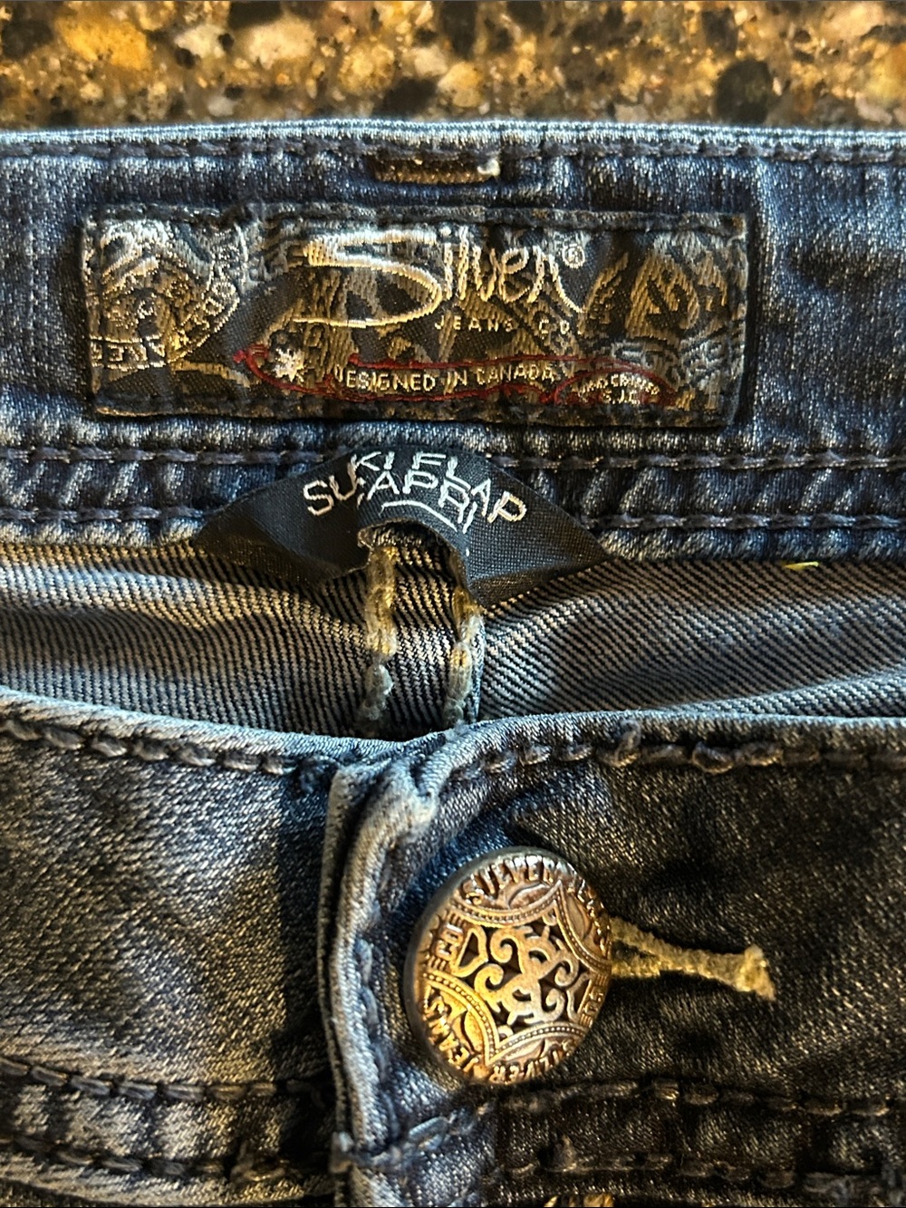 Silver Suki Flap Capri Jeans - Picture 4 of 9